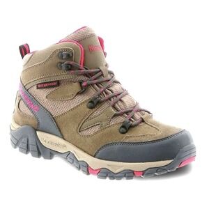 Bearpaw Waterproof Womens Corsica Flat Heel Hiking Boots Size 6.5 Taupe